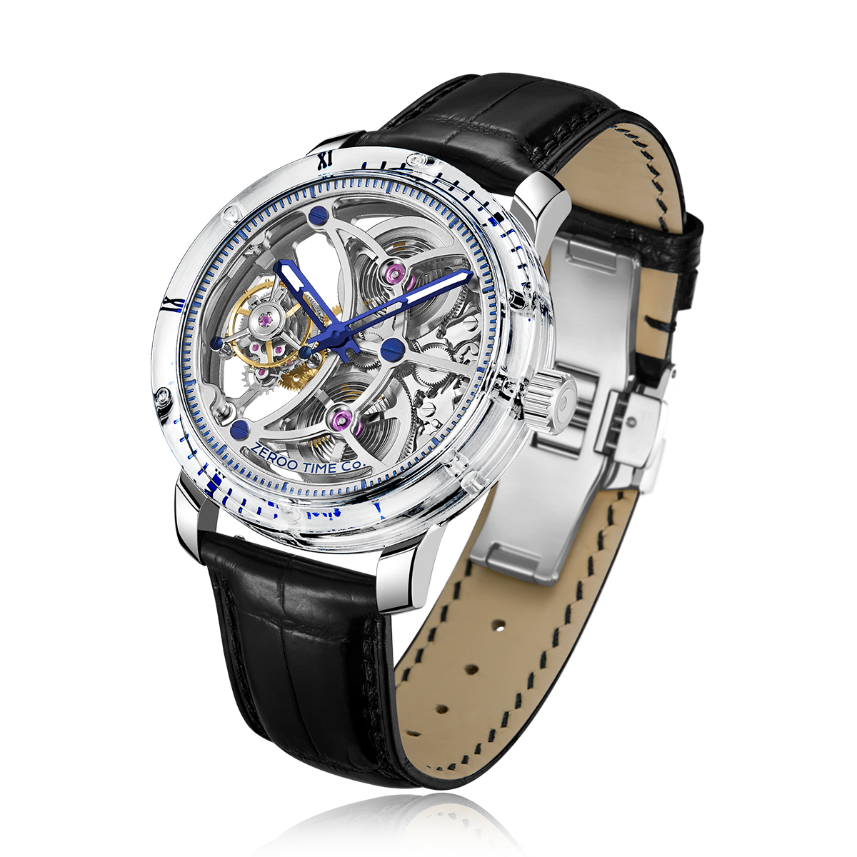 ZEROO T5 THE ARCHER
FULL SKELETON TOURBILLONMANUAL TOURBILLON WATCH FOR GENTS - ZT005CSW