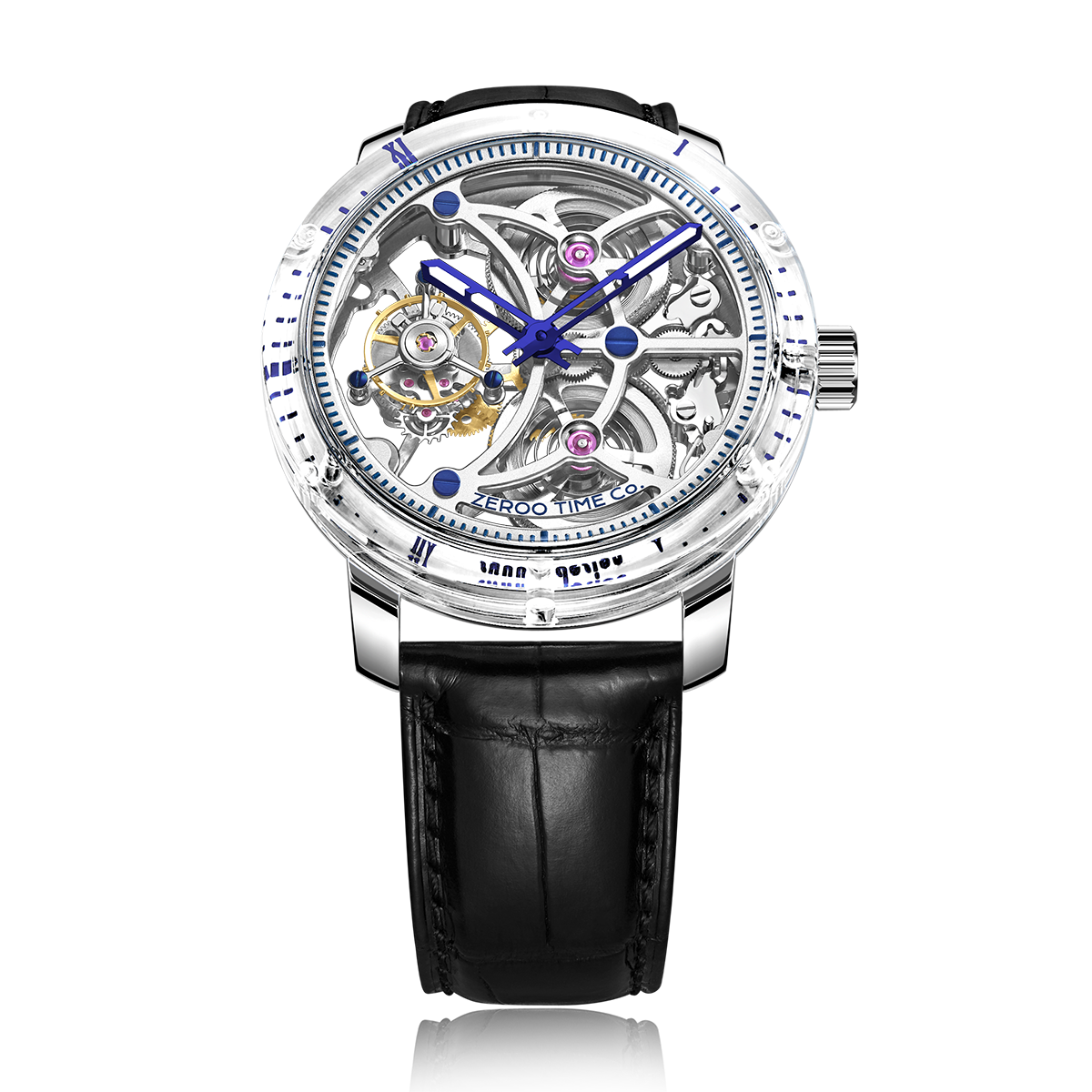 ZEROO T5 THE ARCHER
FULL SKELETON TOURBILLONMANUAL TOURBILLON WATCH FOR GENTS - ZT005CSW
