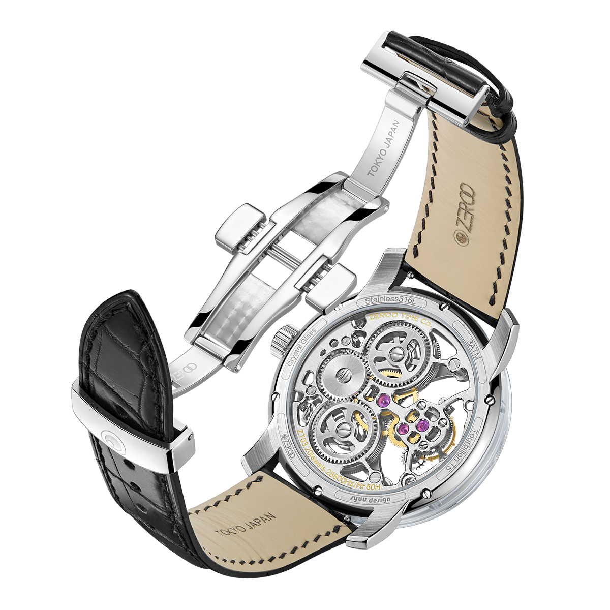ZEROO T5 THE ARCHER
FULL SKELETON TOURBILLONMANUAL TOURBILLON WATCH FOR GENTS - ZT005CSW