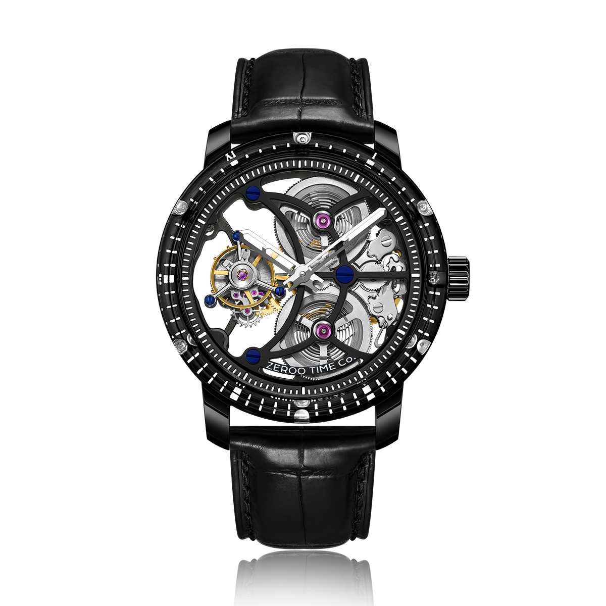 ZEROO T5 THE ARCHER
FULL SKELETON TOURBILLONMANUAL TOURBILLON WATCH FOR MEN - ZT005SBB