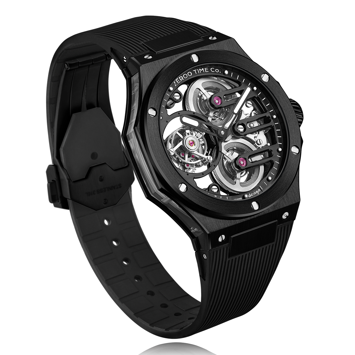 ZEROO T8 THE ORION
FULL SKELETON TOURBILLONMANUAL TOURBILLON WATCH FOR GENTS - ZT008BBB