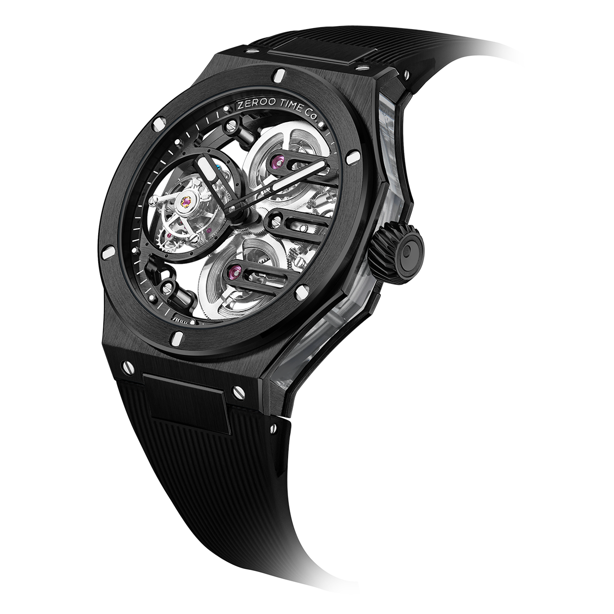 ZEROO T8 THE ORION
FULL SKELETON TOURBILLONMANUAL TOURBILLON WATCH FOR GENTS - ZT008BBB