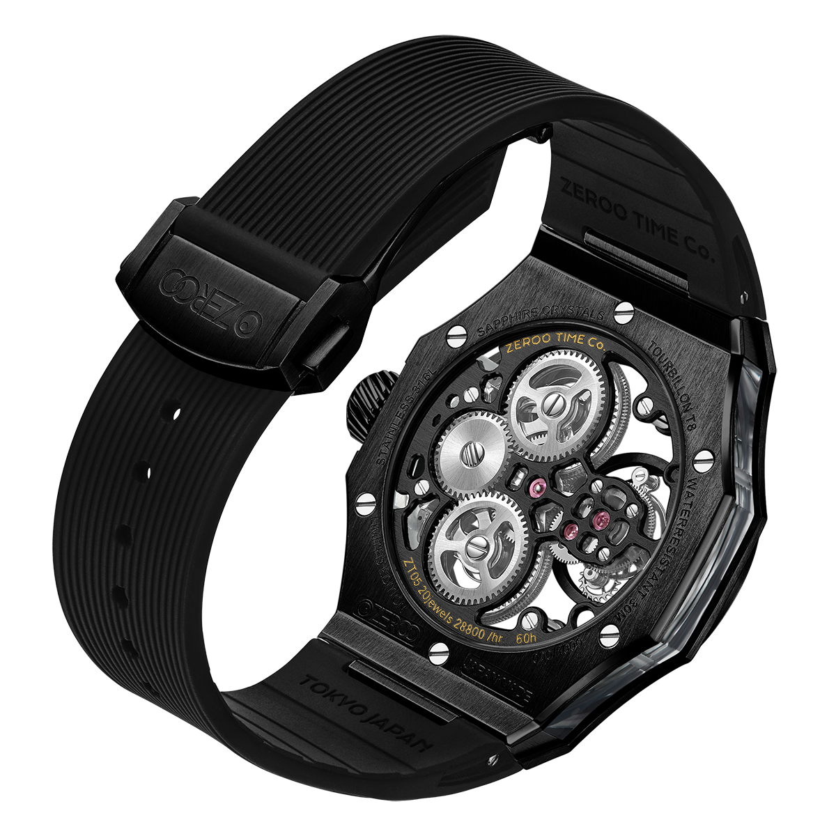 ZEROO T8 THE ORION
FULL SKELETON TOURBILLONMANUAL TOURBILLON WATCH FOR GENTS - ZT008BBB