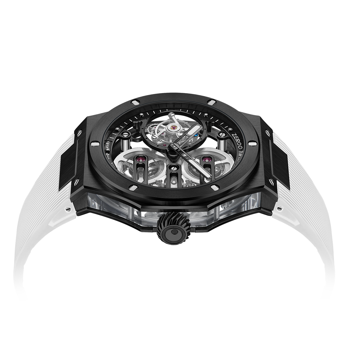 ZEROO T8 THE ORION
FULL SKELETON TOURBILLONMANUAL TOURBILLON WATCH FOR GENTS - ZT008BBW