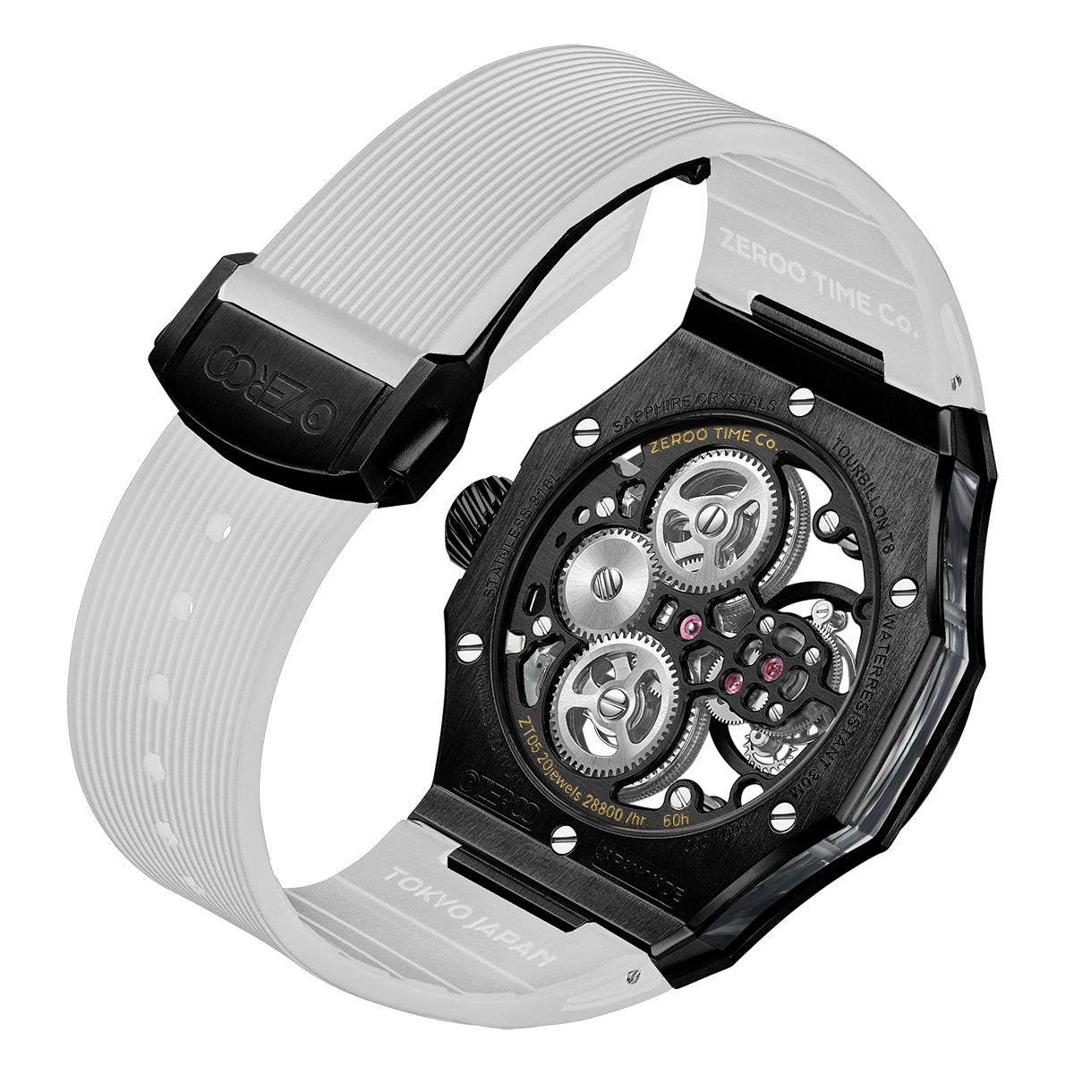 ZEROO T8 THE ORION
FULL SKELETON TOURBILLONMANUAL TOURBILLON WATCH FOR GENTS - ZT008BBW