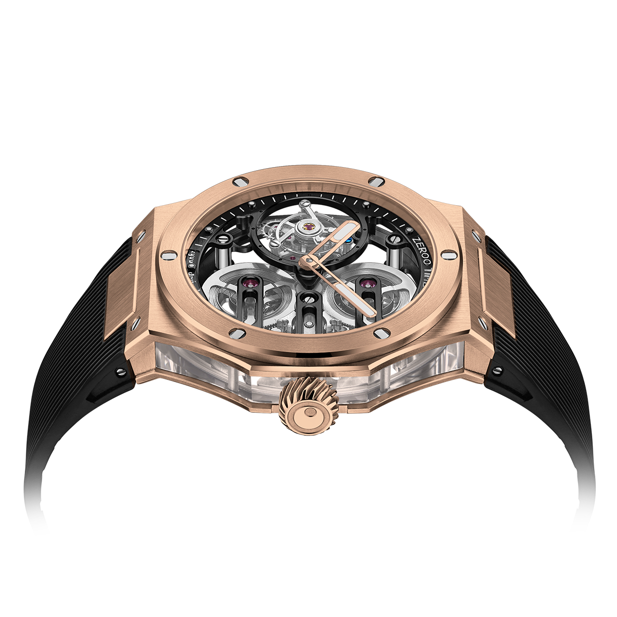ZEROO T8 THE ORION
FULL SKELETON TOURBILLONMANUAL TOURBILLON WATCH FOR GENTS - ZT008RBB