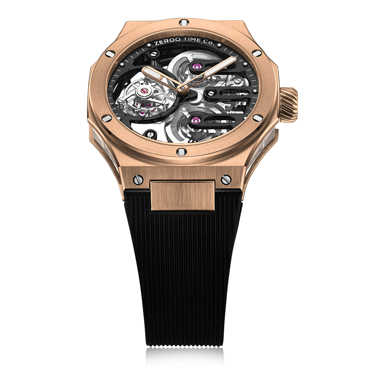 ZEROO T8 THE ORION
FULL SKELETON TOURBILLONMANUAL TOURBILLON WATCH FOR GENTS - ZT008RBB
