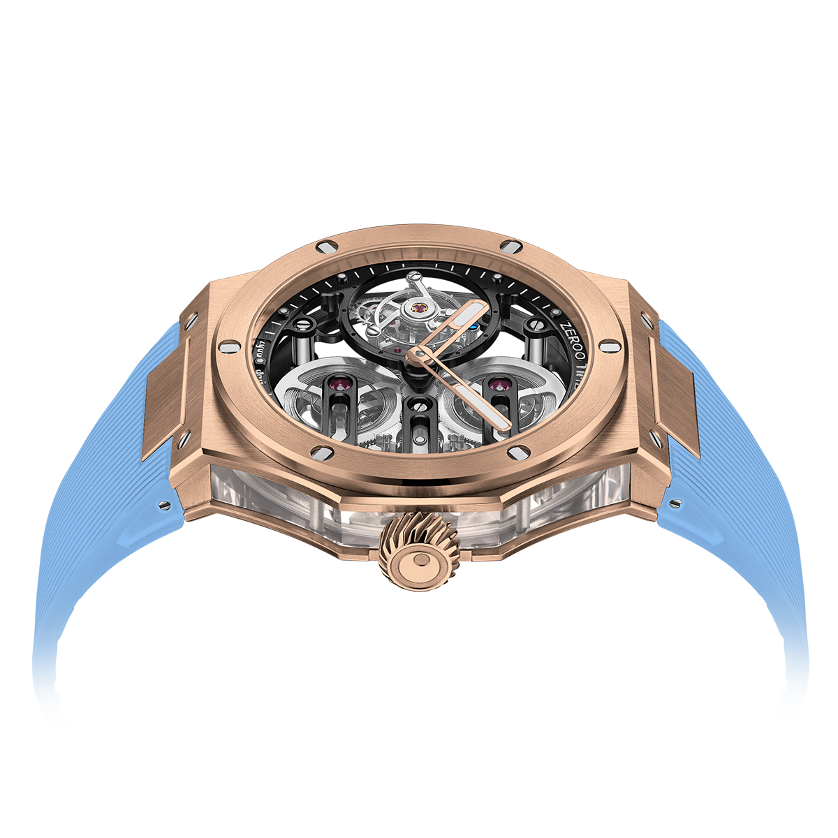 ZEROO T8 THE ORION
FULL SKELETON TOURBILLONMANUAL TOURBILLON WATCH FOR GENTS - ZT008RBLB