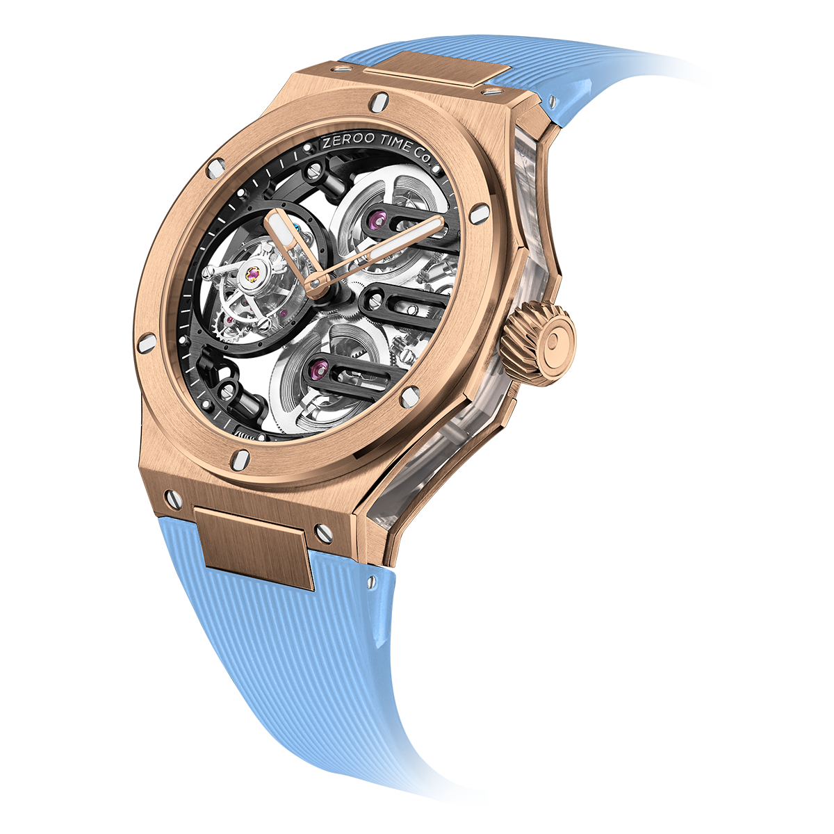 ZEROO T8 THE ORION
FULL SKELETON TOURBILLONMANUAL TOURBILLON WATCH FOR GENTS - ZT008RBLB