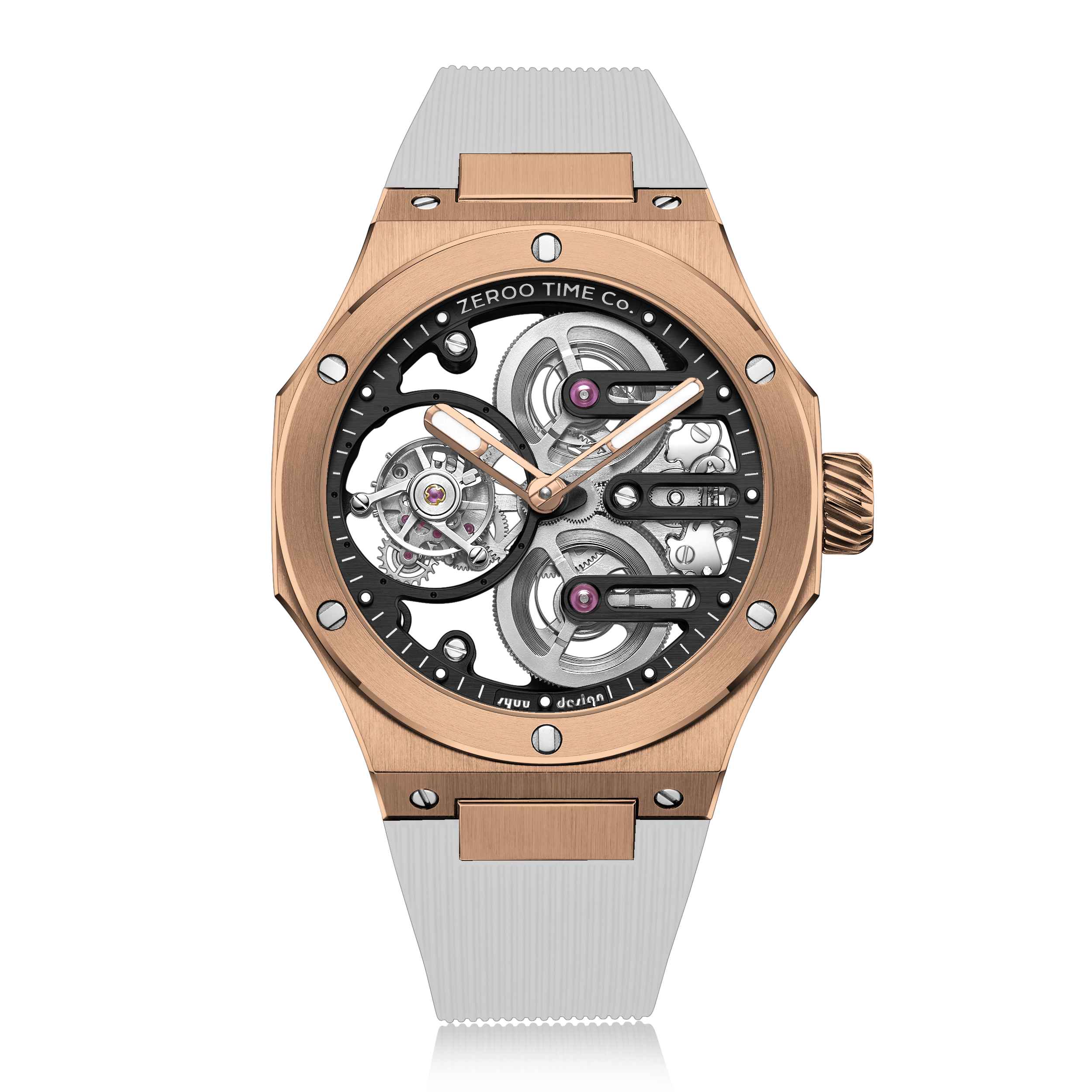 ZEROO T8 THE ORION
FULL SKELETON TOURBILLONMANUAL TOURBILLON WATCH FOR GENTS - ZT008RBW