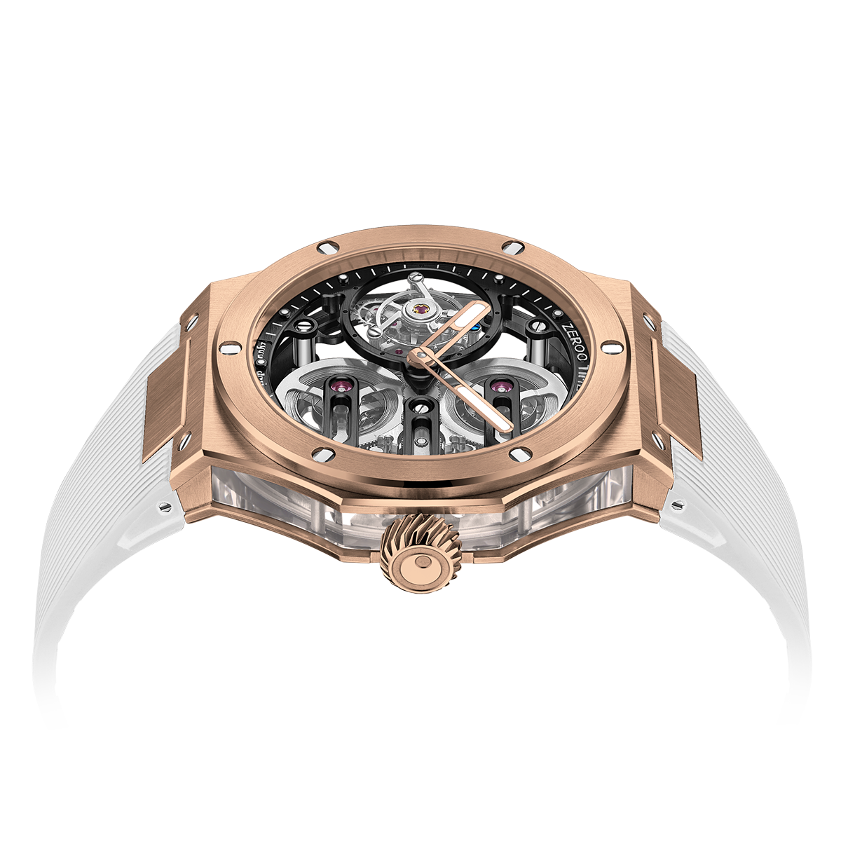 ZEROO T8 THE ORION
FULL SKELETON TOURBILLONMANUAL TOURBILLON WATCH FOR GENTS - ZT008RBW