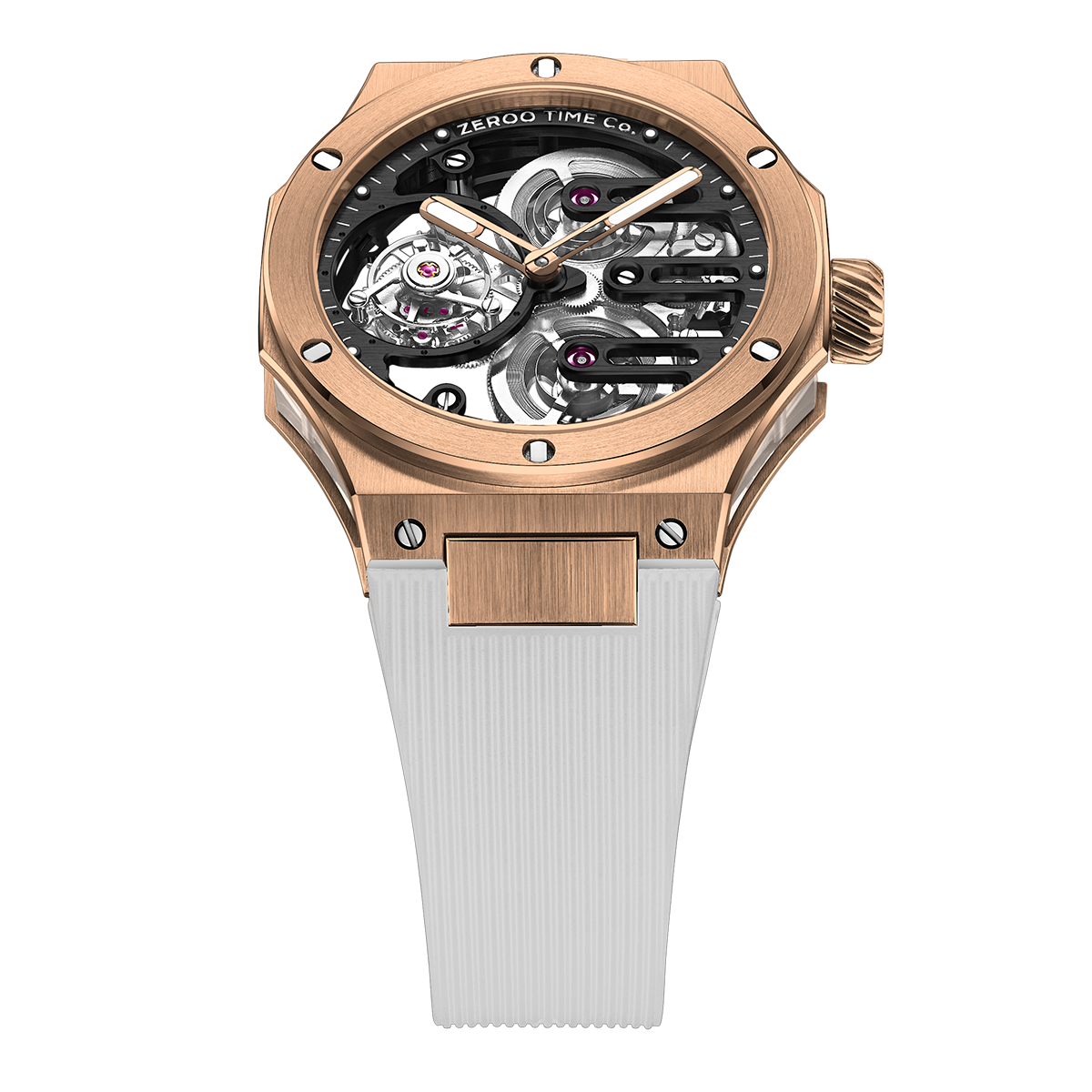 ZEROO T8 THE ORION
FULL SKELETON TOURBILLONMANUAL TOURBILLON WATCH FOR GENTS - ZT008RBW
