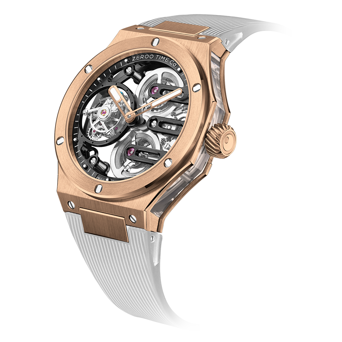 ZEROO T8 THE ORION
FULL SKELETON TOURBILLONMANUAL TOURBILLON WATCH FOR GENTS - ZT008RBW
