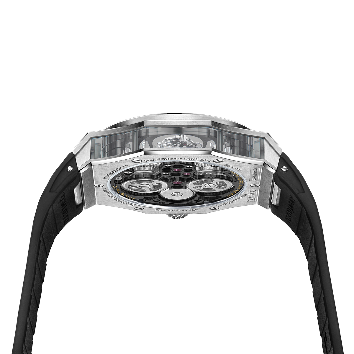 ZEROO T8 THE ORION FULL SKELETON TOURBILLONMANUAL TOURBILLON WATCH FOR GENTS - ZT008SBB