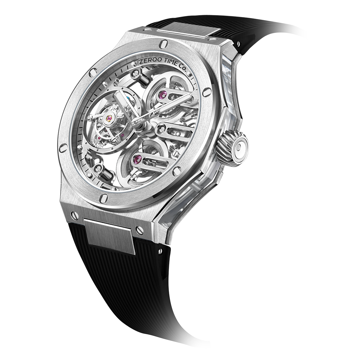 ZEROO T8 THE ORION
FULL SKELETON TOURBILLONMANUAL TOURBILLON WATCH FOR GENTS - ZT008SWB