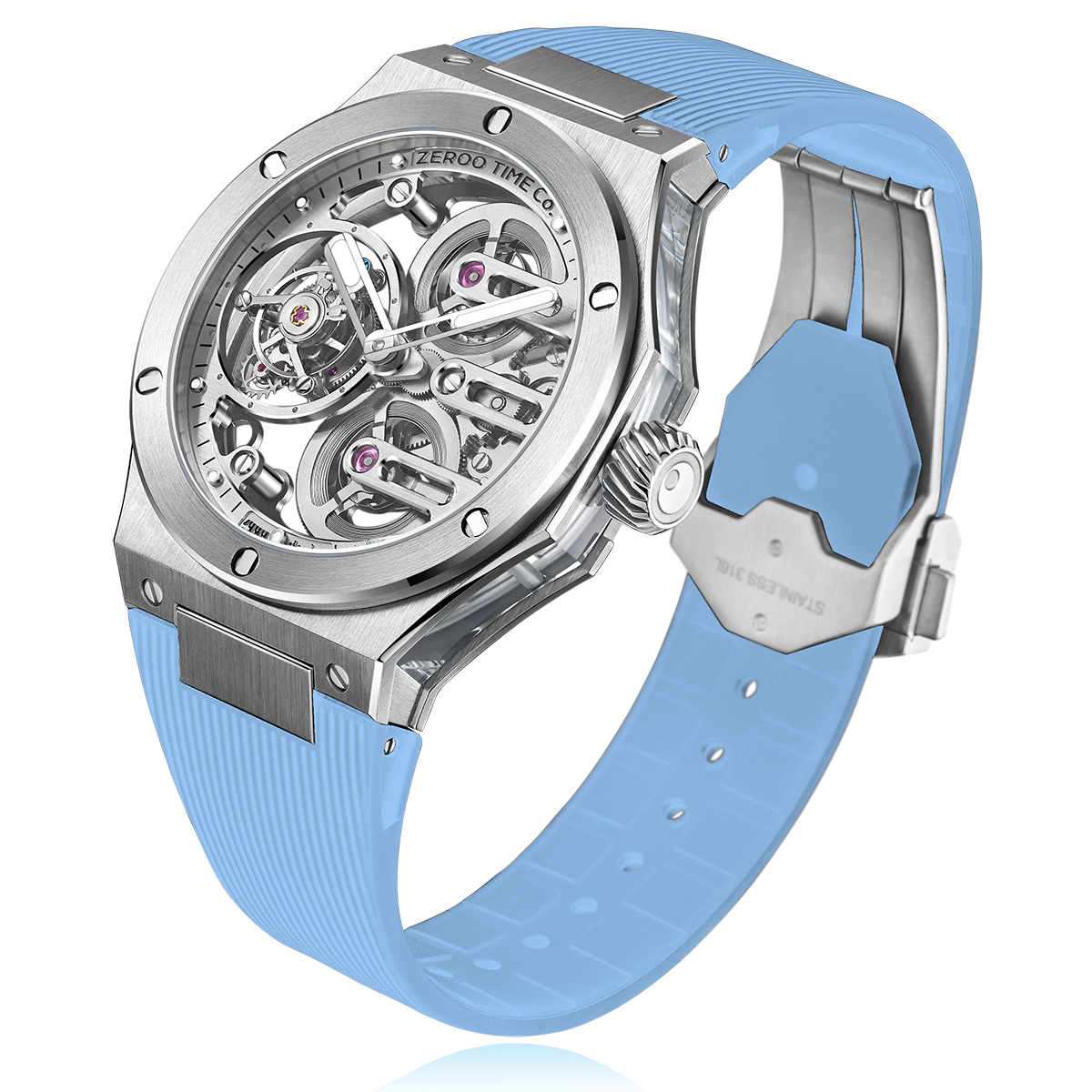 ZEROO T8 THE ORION
FULL SKELETON TOURBILLONMANUAL TOURBILLON WATCH FOR GENTS - ZT008SWLB