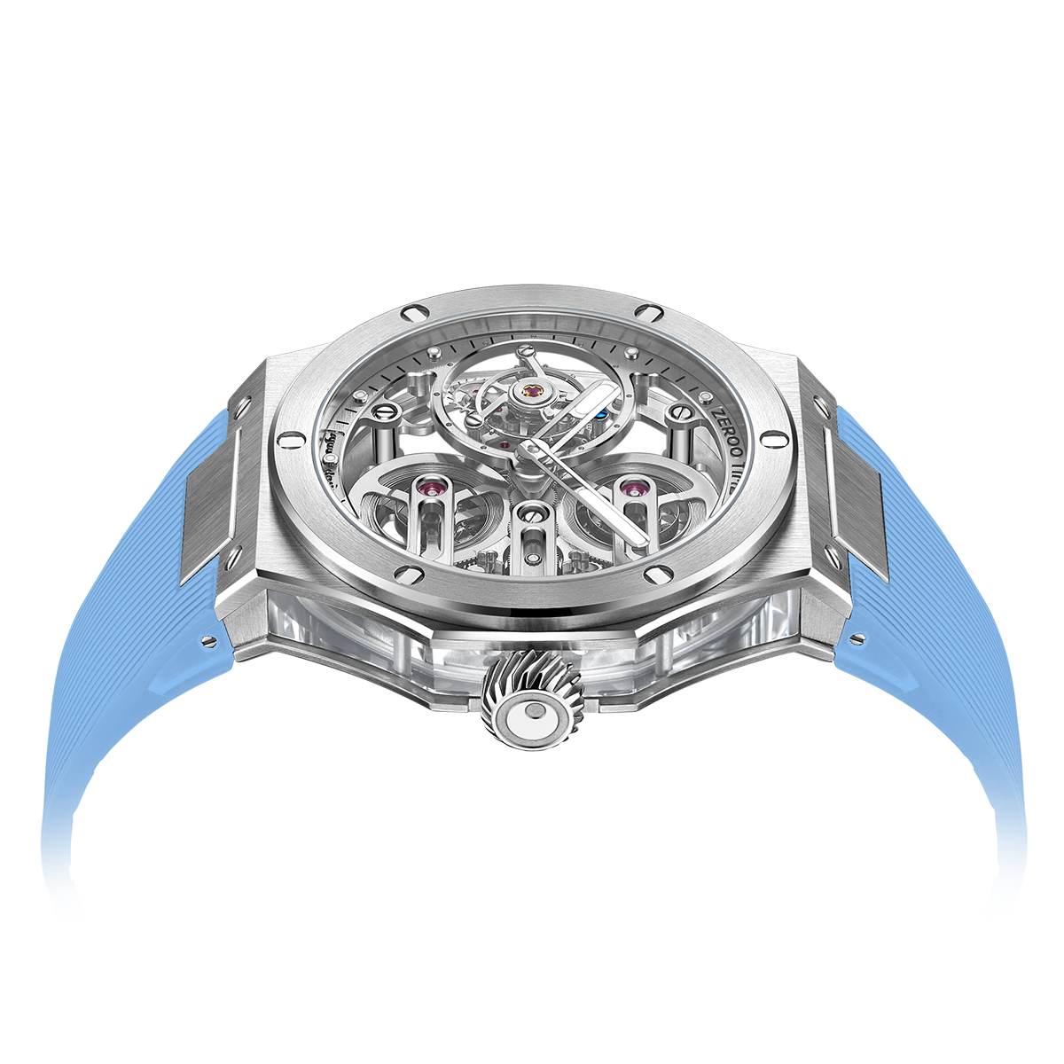 ZEROO T8 THE ORION
FULL SKELETON TOURBILLONMANUAL TOURBILLON WATCH FOR GENTS - ZT008SWLB
