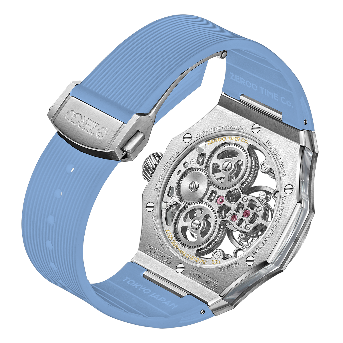 ZEROO T8 THE ORION
FULL SKELETON TOURBILLONMANUAL TOURBILLON WATCH FOR GENTS - ZT008SWLB