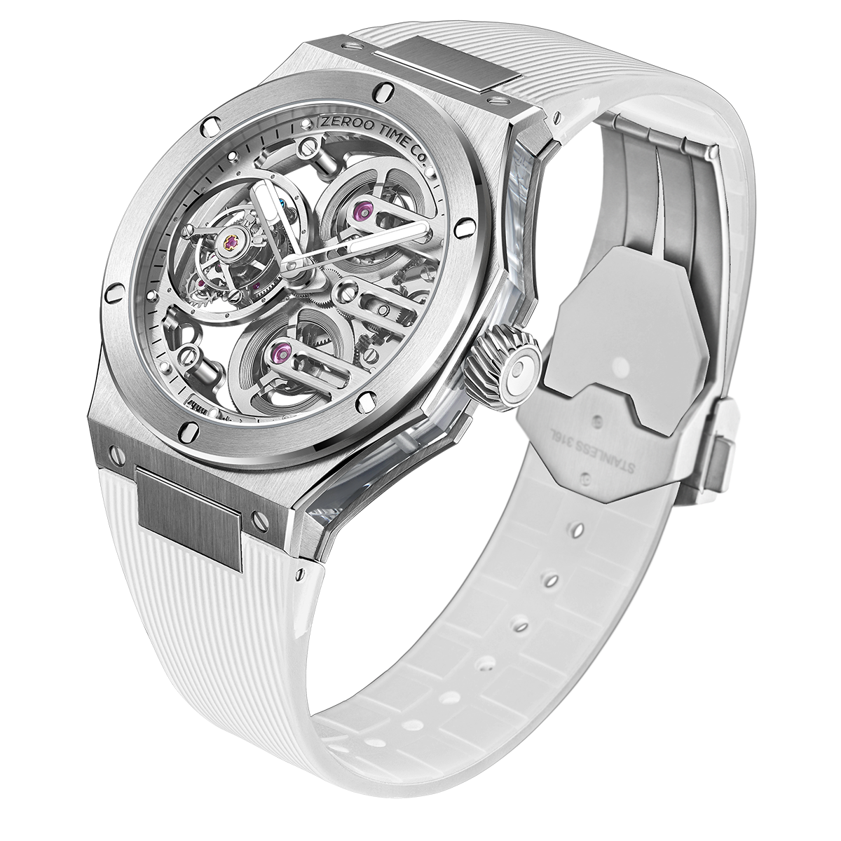 ZEROO T8 THE ORION
FULL SKELETON TOURBILLONMANUAL TOURBILLON WATCH FOR GENTS - ZT008SWW