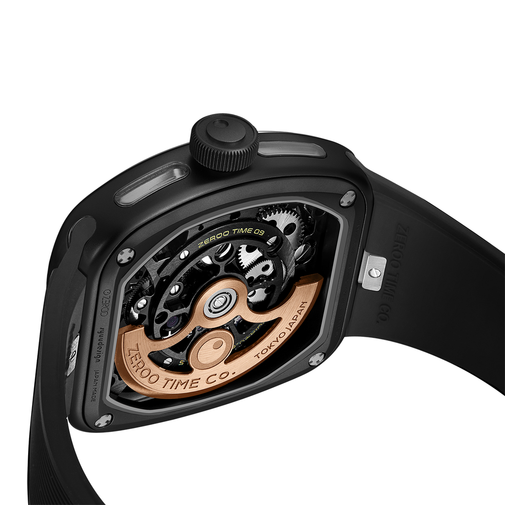 ZEROO T9-01 UFO FULL SKELETON AUTOMATIC TOURBILLON Watch For Gents - ZT009-01SBBB