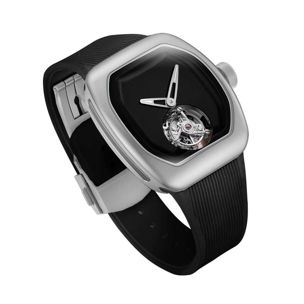 ZEROO T9 UFO AUTOMATIC TOURBILLON Watch For Gents - ZT009SSBB