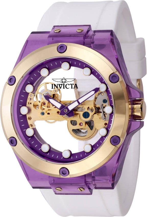 Invicta Speedway Analog Quartz White Band Watch For Men - 44397