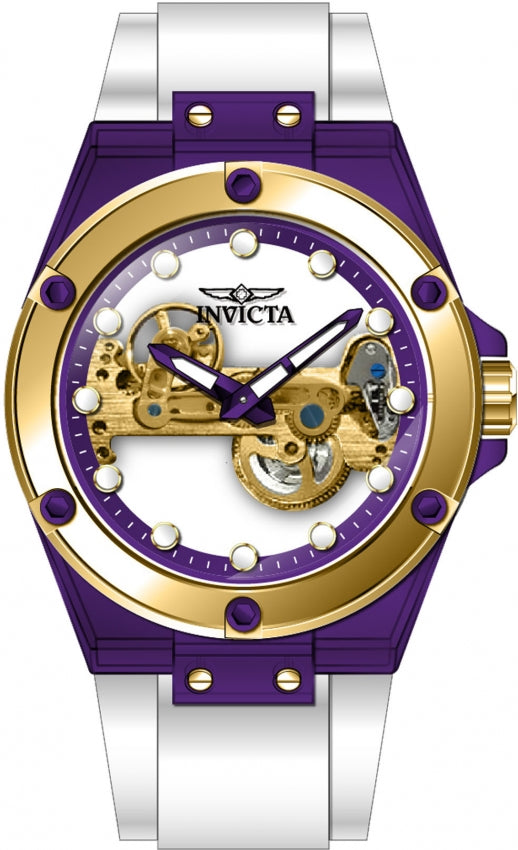 Invicta Speedway Analog Quartz White Band Watch For Men - 44397