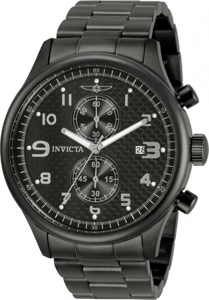 Invicta Specialty Analog Black Dial MenS Watch - 0368