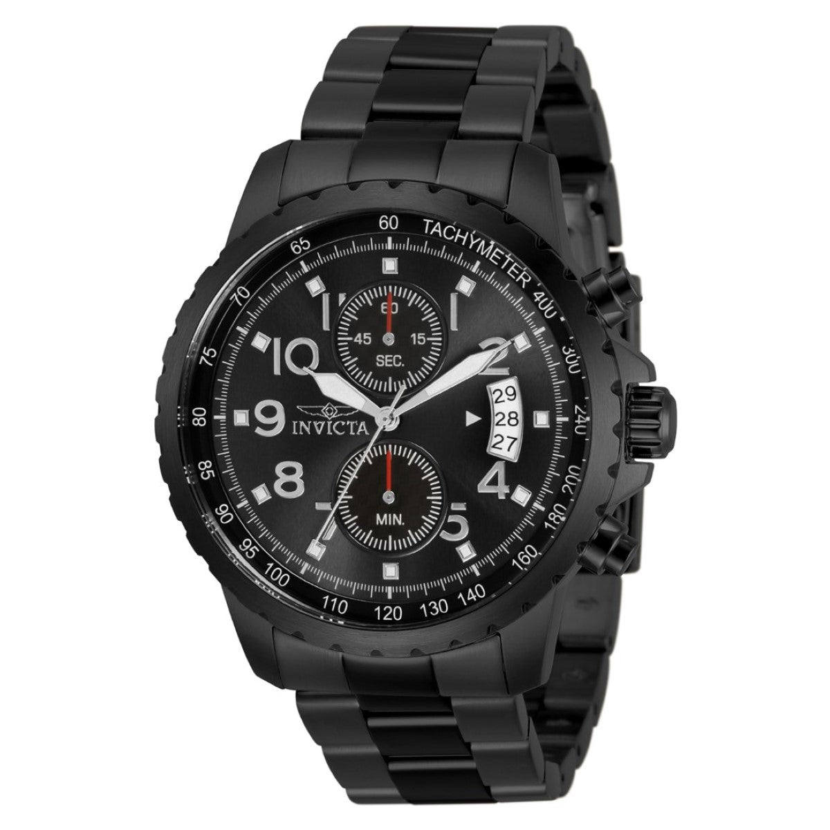 Invicta Specialty Chronograph Black Dial Watch For Men&