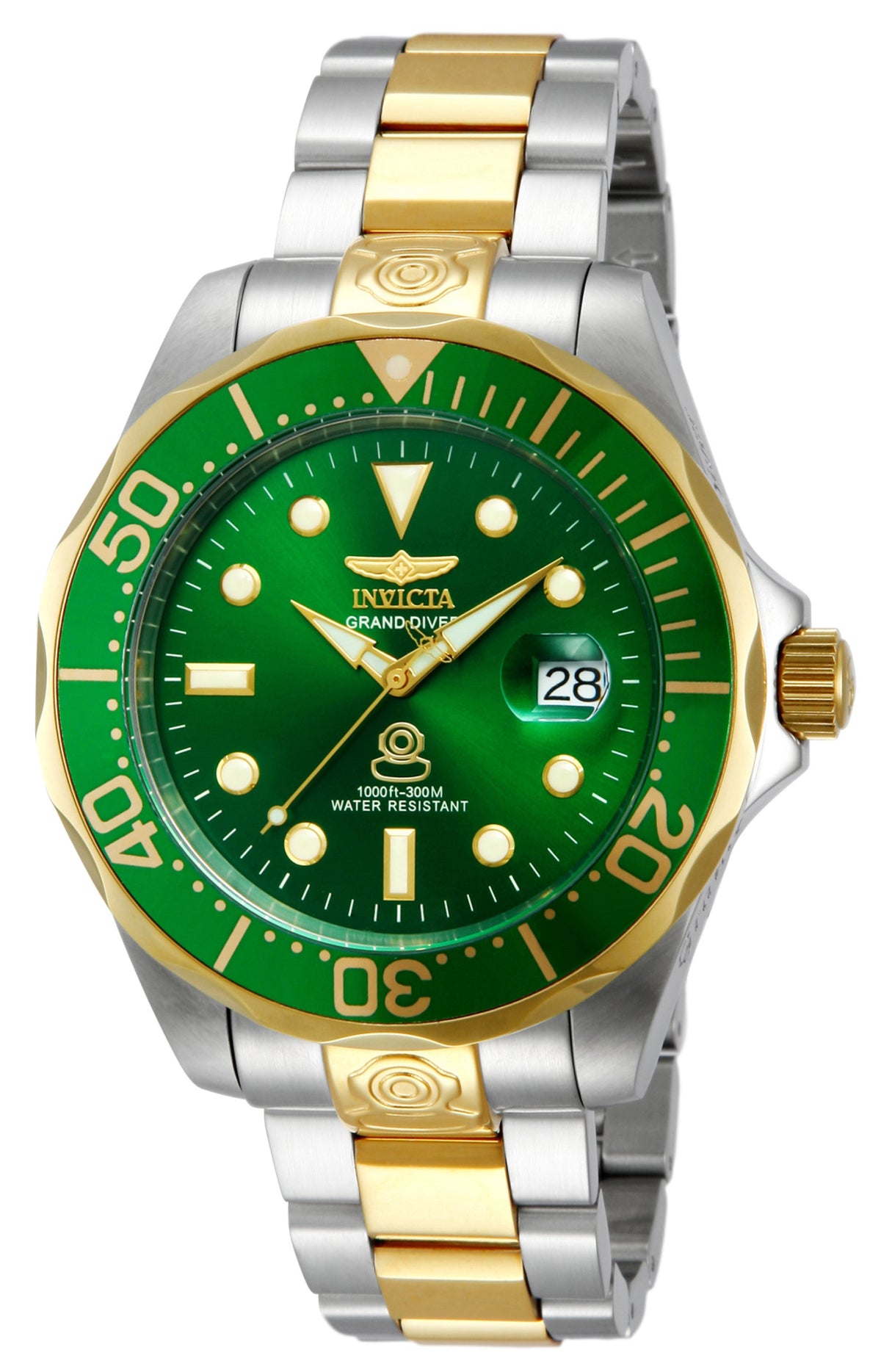 Invicta Pro Diver Automatic Green Dial Analog Watch For - Gents 13928