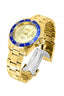 Invicta Stainless Steel Pro-Diver Analog Gold Dial Men Watch-14124, Gold Band