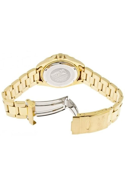 Invicta Stainless Steel Pro-Diver Analog Gold Dial Men Watch-14124, Gold Band