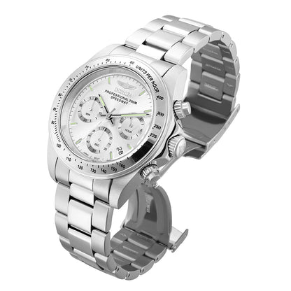 Invicta MenS Silver Stainless Steel Analogue Watch - 14381