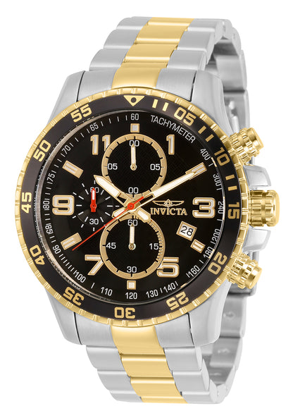 Invicta Specialty Quartz Black Dial Analog Watch For Gents - 14876