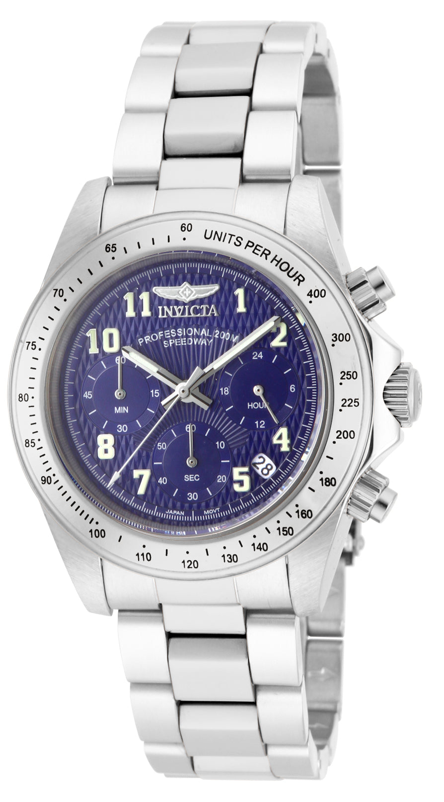 INVICTA Speedway Quartz Movement Blue Analog  Dial Watch For Gents- 17024