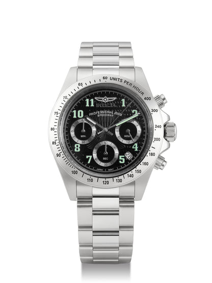 Invicta Speedway Quartz Black Dial Watch For Gents - 17025