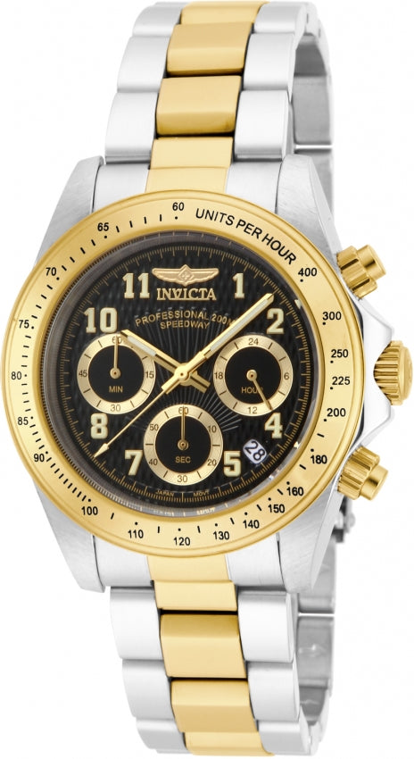 Invicta Speedway Quartz Black Dial Analog Watch For Gents - 17027
