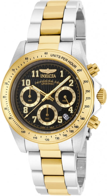 Invicta Speedway Quartz Black Dial Analog Watch For Gents - 17027