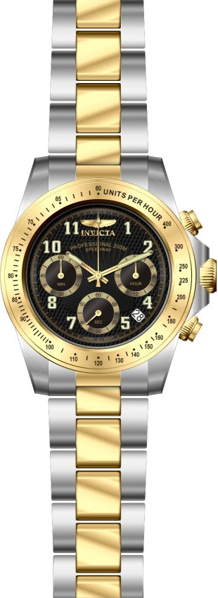 Invicta Speedway Quartz Black Dial Analog Watch For Gents - 17027