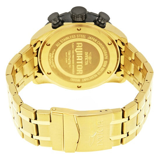 Invicta Aviator Quartz Black Dial Analog Watch For - Gents 17206