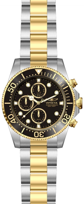 Invicta Pro Diver Quartz Black Dial Analog Watch For Gents - 1772