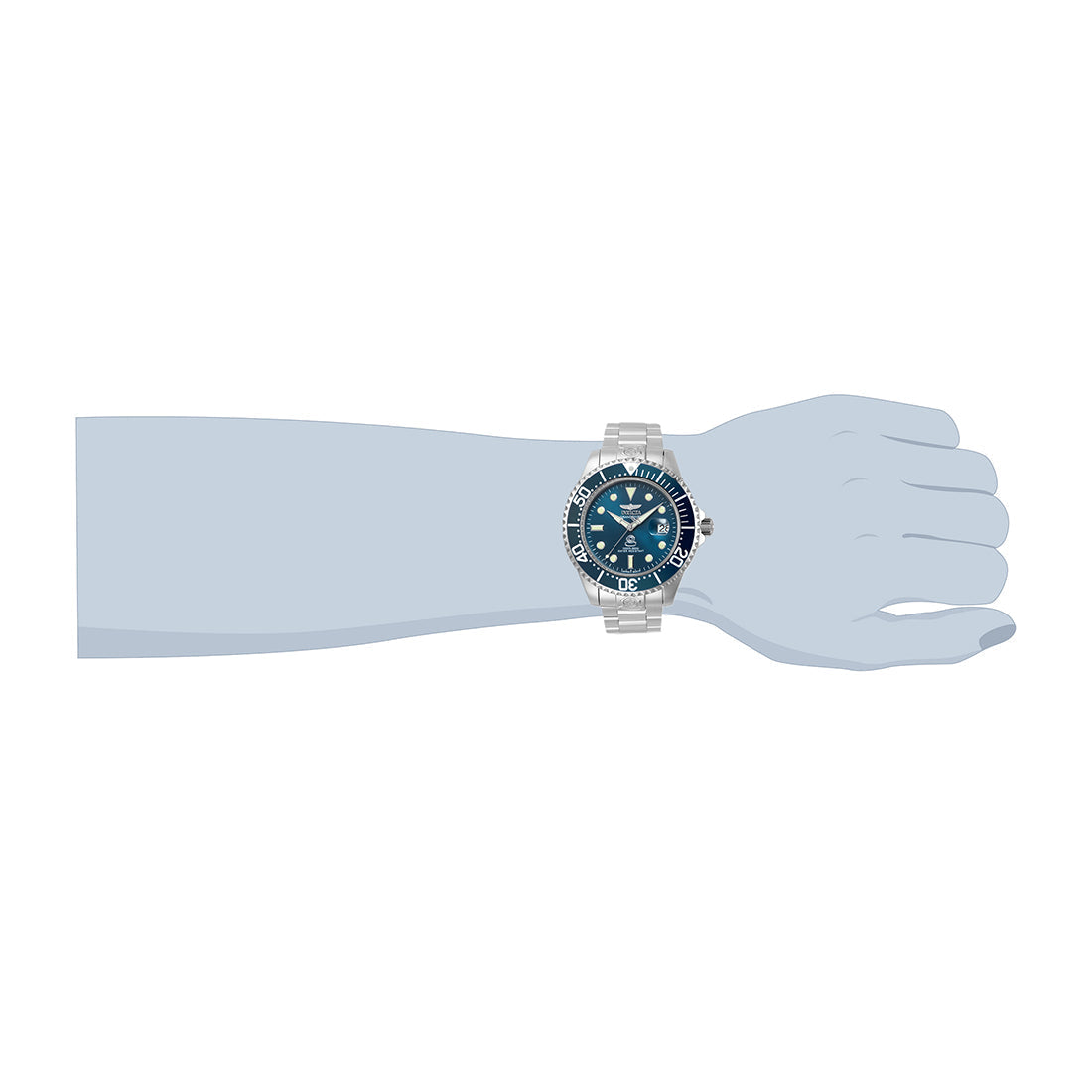 Invicta Analog Blue Dial MenS Watch-18160