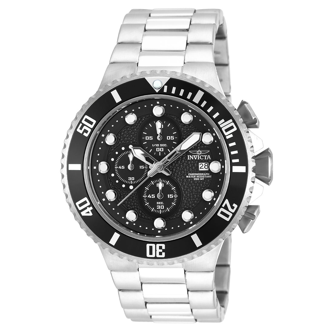 Invicta MenS 18906 Pro Diver Analog Display Japanese Quartz Silver Watch
