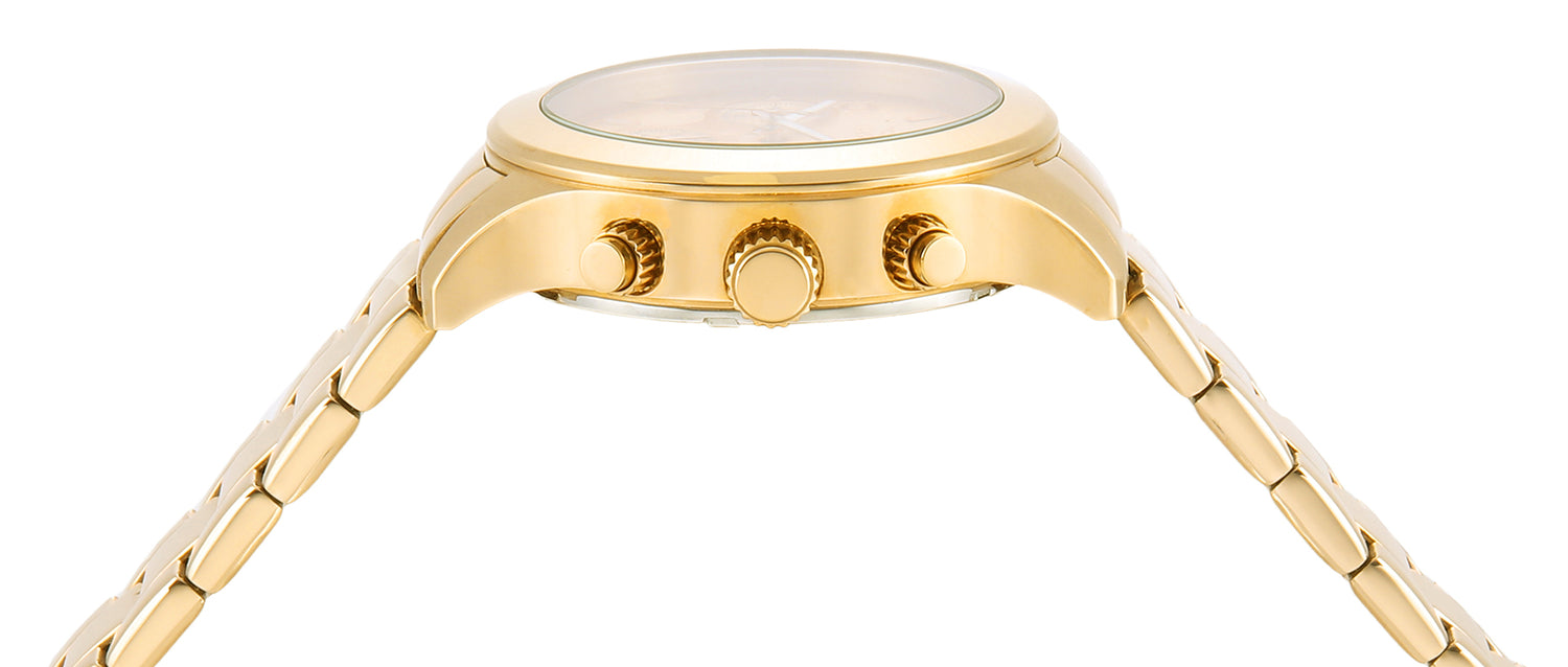 INVICTA Angel Quartz Movement Gold Analog  Dial Watch For Ladies- 19217