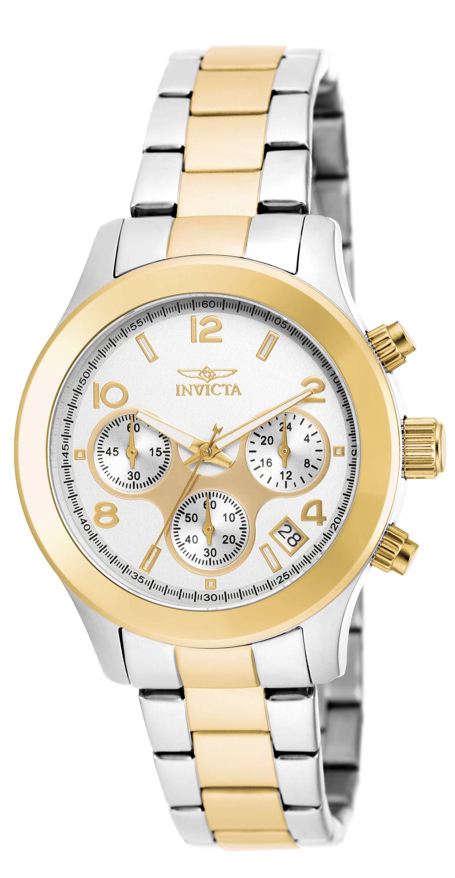 INVICTA Angel Quartz Movement Silver Analog  Dial Watch For Ladies- 19219