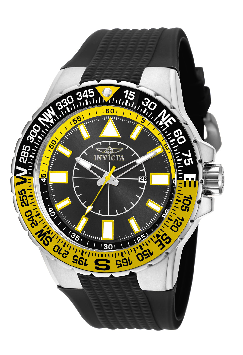 Invicta Aviator Quartz Black Dial Analog Watch For - Gents 19267