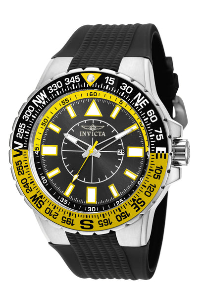 Invicta Aviator Quartz Black Dial Analog Watch For - Gents 19267