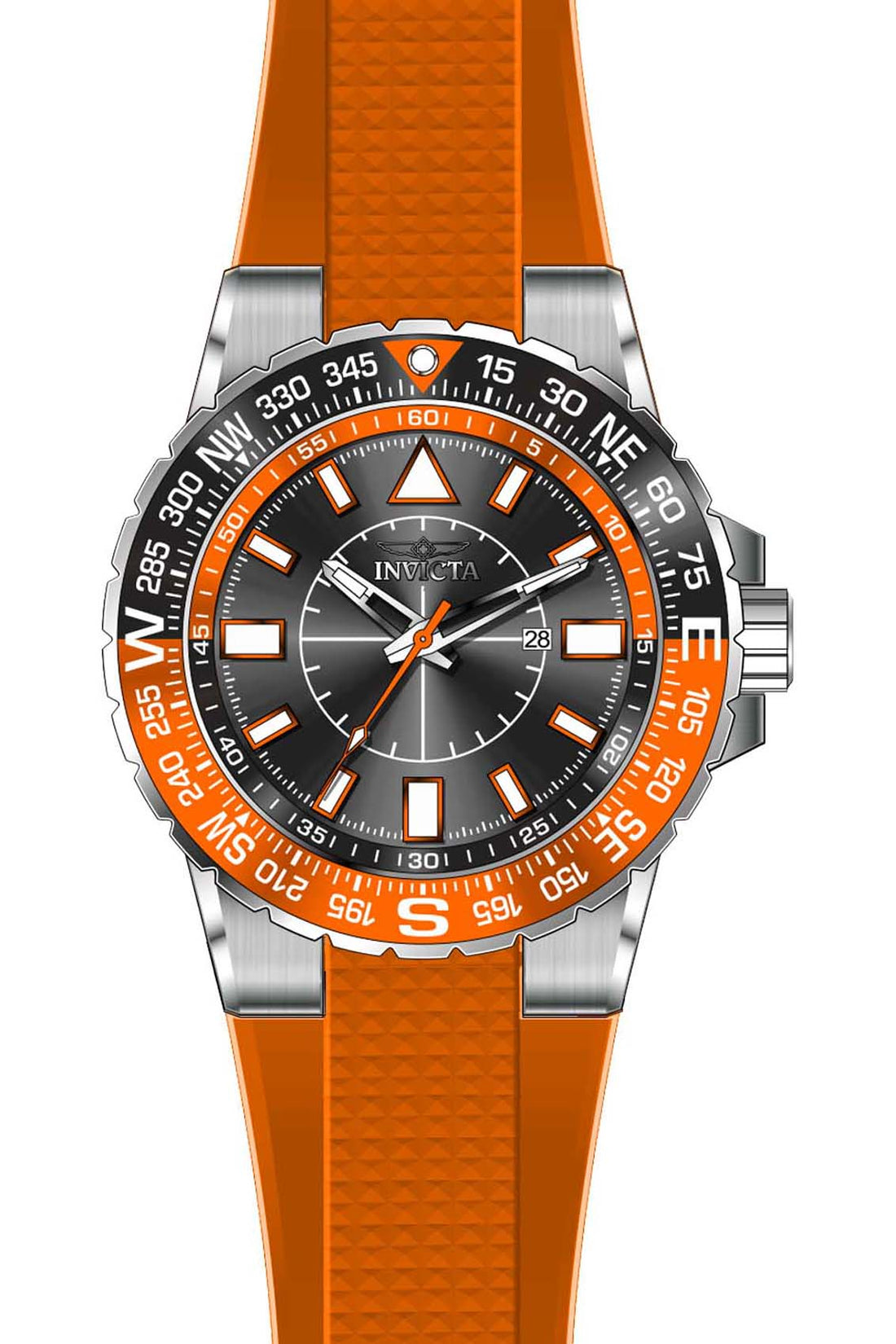 Invicta Aviator Quartz Black Dial Analog Watch For - Gents 19268