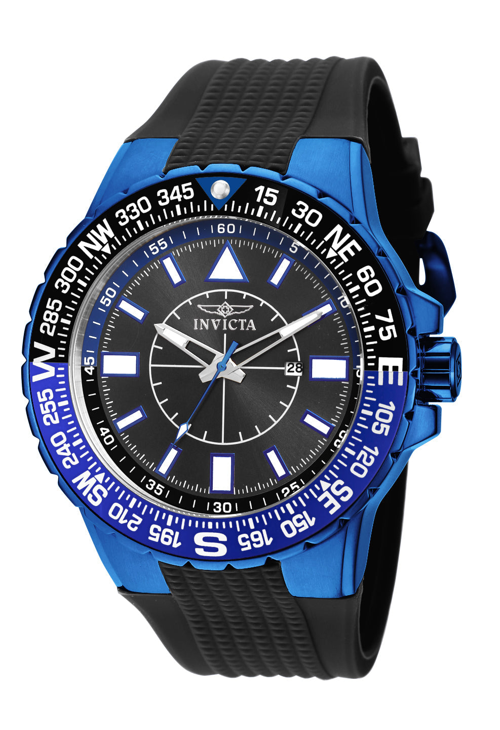 Invicta Aviator Quartz Black Dial Analog Watch For - Gents 19269