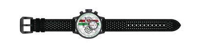 Invicta Leather Analogue White Dial Men&